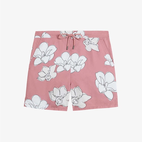 Ted Baker large scale floral swim trunks men’s large NWT - Picture 1 of 6